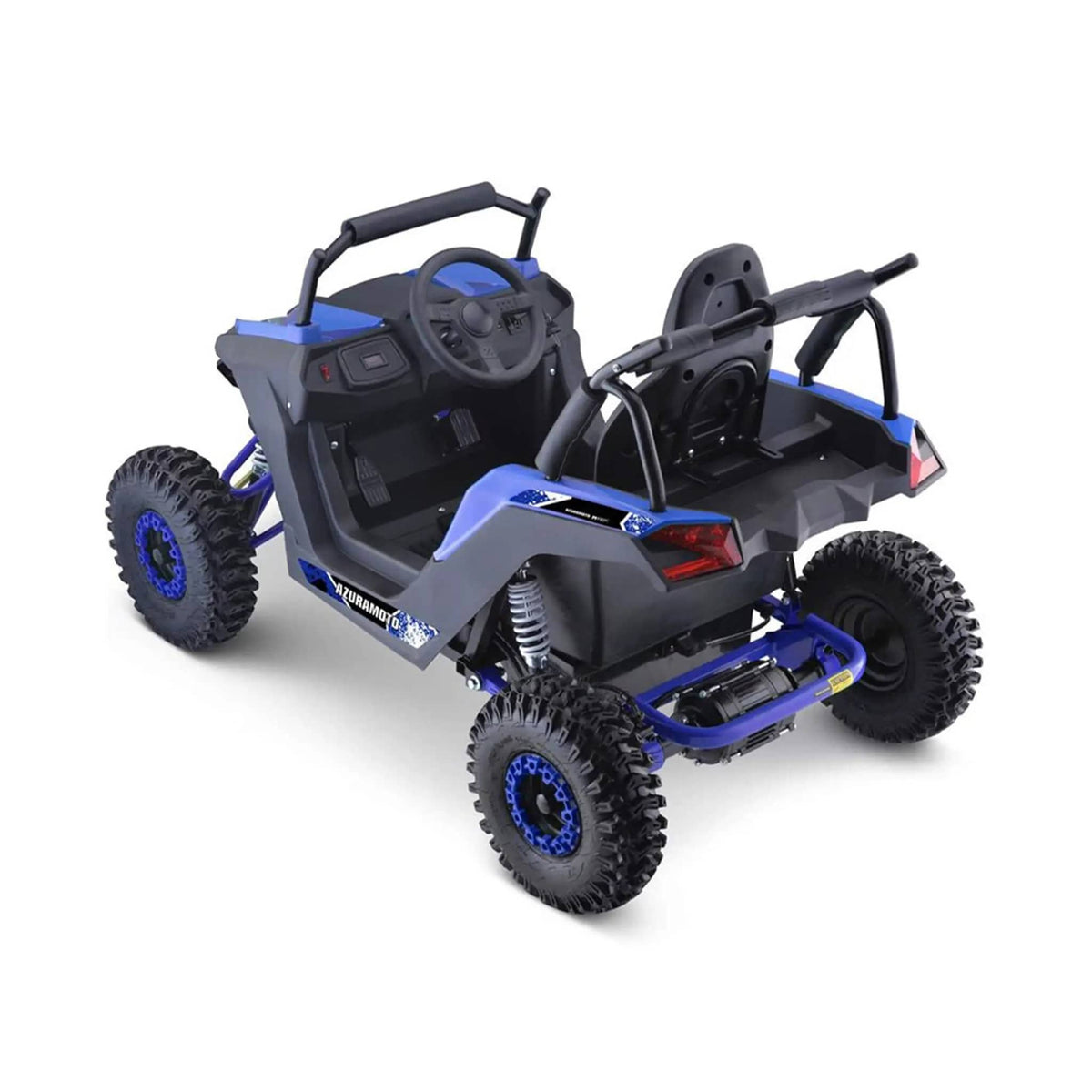 Kids Electric UTV | MotoTec Raider 1200W 48V | Full Suspension Steel Frame | Shaft Drive Go Kart