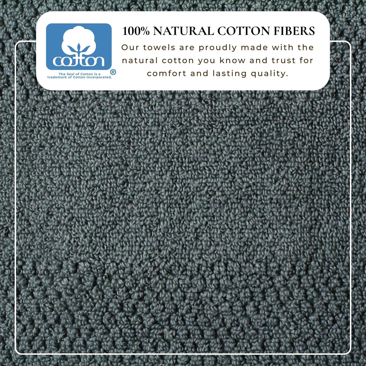100% Cotton Woven Texture Bath Towel Set - Marbella Collection from PriceLows™