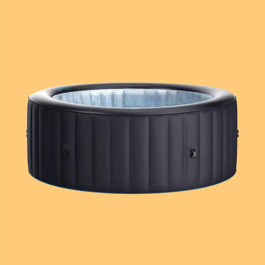 Inflatable Round Hot Tub | MSpa Aurora Urban Series | Six-Person Capacity | Hydro Massage