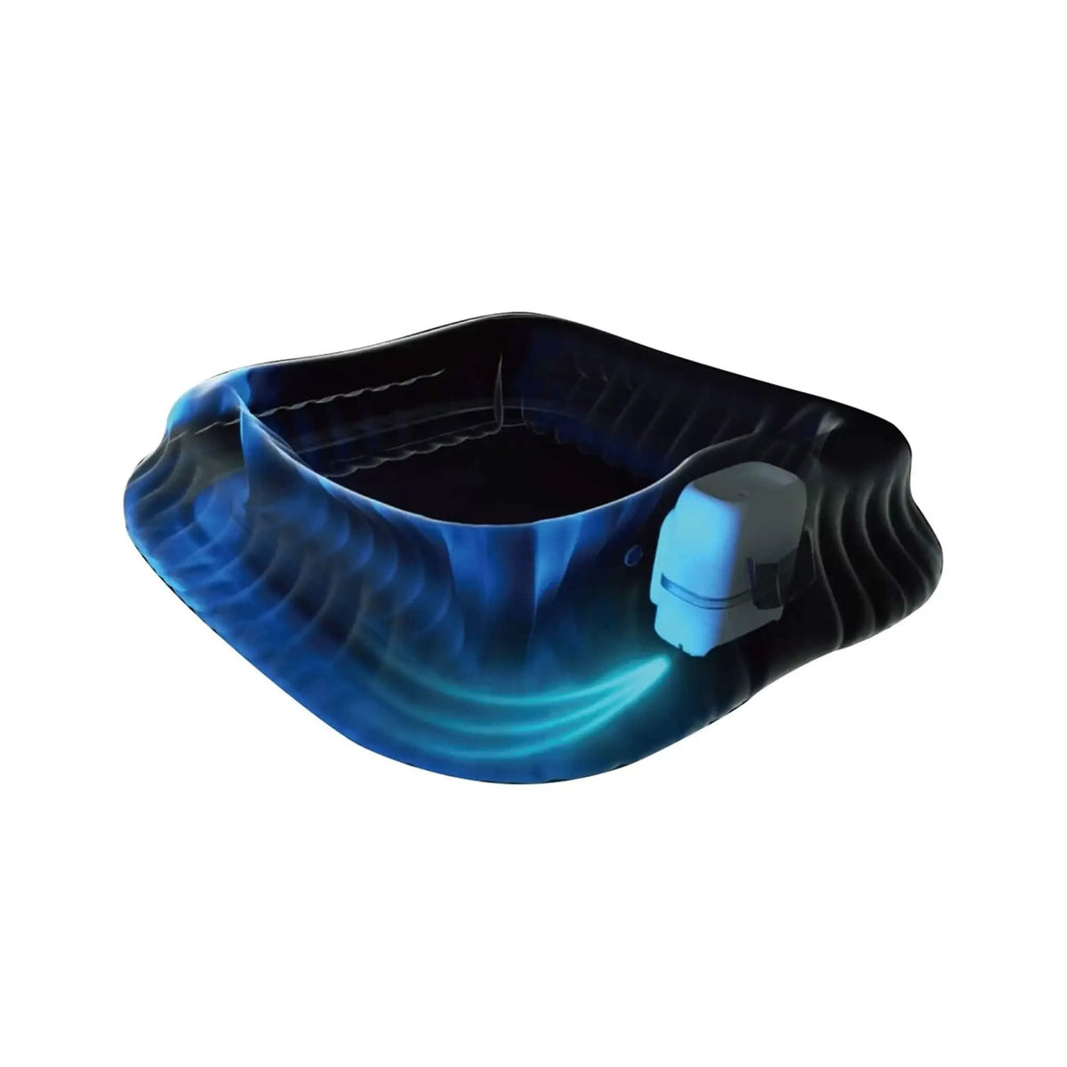 Inflatable Round Hot Tub | MSpa Aurora Urban Series | Six-Person Capacity | Hydro Massage