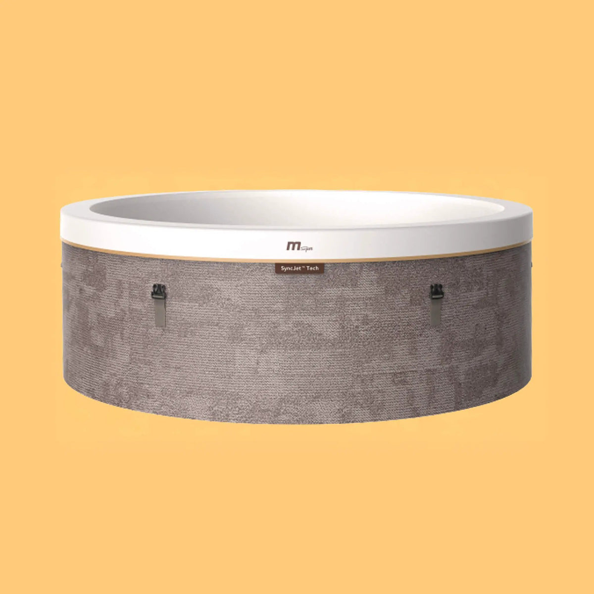 Inflatable Round Hot Tub | MSpa Cocoon Verto Series | Six-Person Capacity | SyncJet Hydro Massage