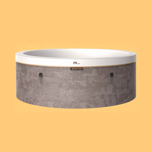 Inflatable Round Hot Tub | MSpa Cocoon Verto Series | Six-Person Capacity | SyncJet Hydro Massage