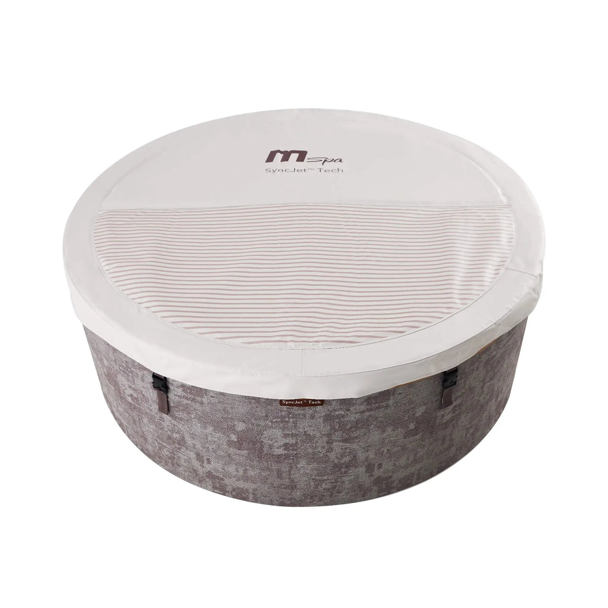 Inflatable Round Hot Tub | MSpa Cocoon Verto Series | Six-Person Capacity | SyncJet Hydro Massage