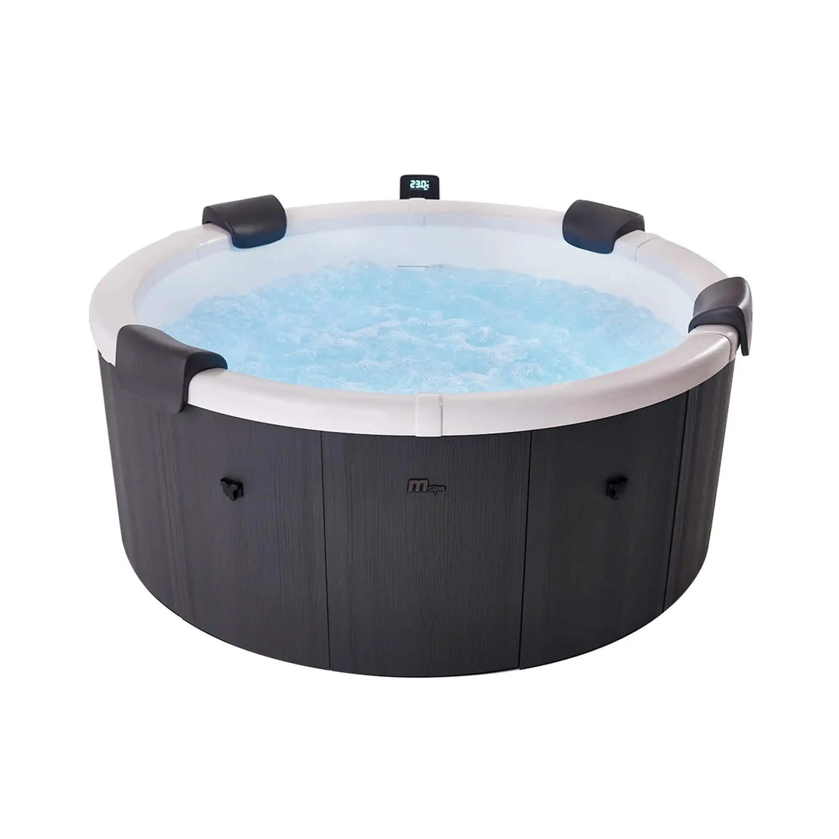 Inflatable Round Hot Tub | MSpa Denver Frame Series | Six-Person Capacity | Adjustable Nozzles