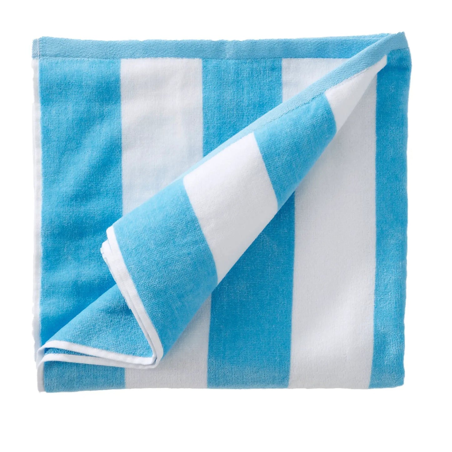 Cotton Velour Cabana Stripe Beach Towel - Novia Collection from PriceLows™