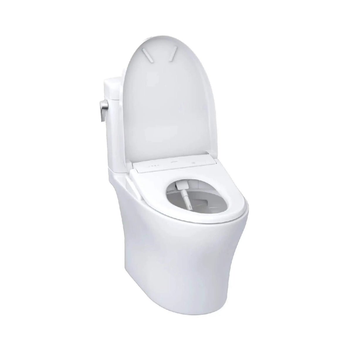 TOTO Aquia IV Cube Toilet | 1.28 And 0.9 GPF Dual Flush | WASHLET S7 Bidet Seat | Concealed Connections