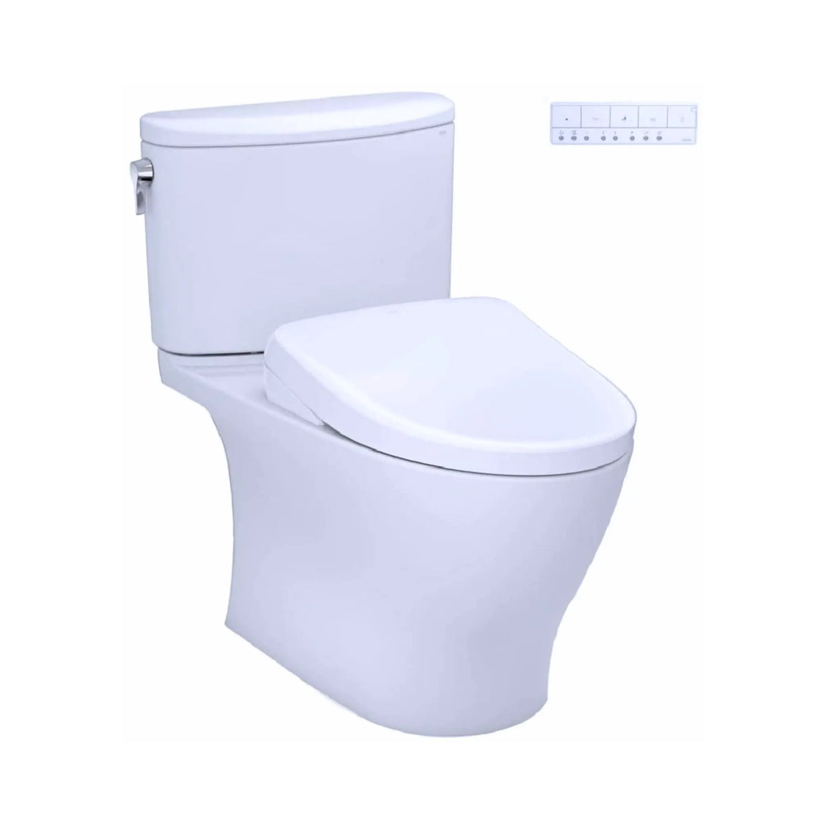 TOTO Nexus Two-Piece Toilet | 1.28 GPF Elongated | WASHLET S7A Auto Open Bidet Seat | EWater++