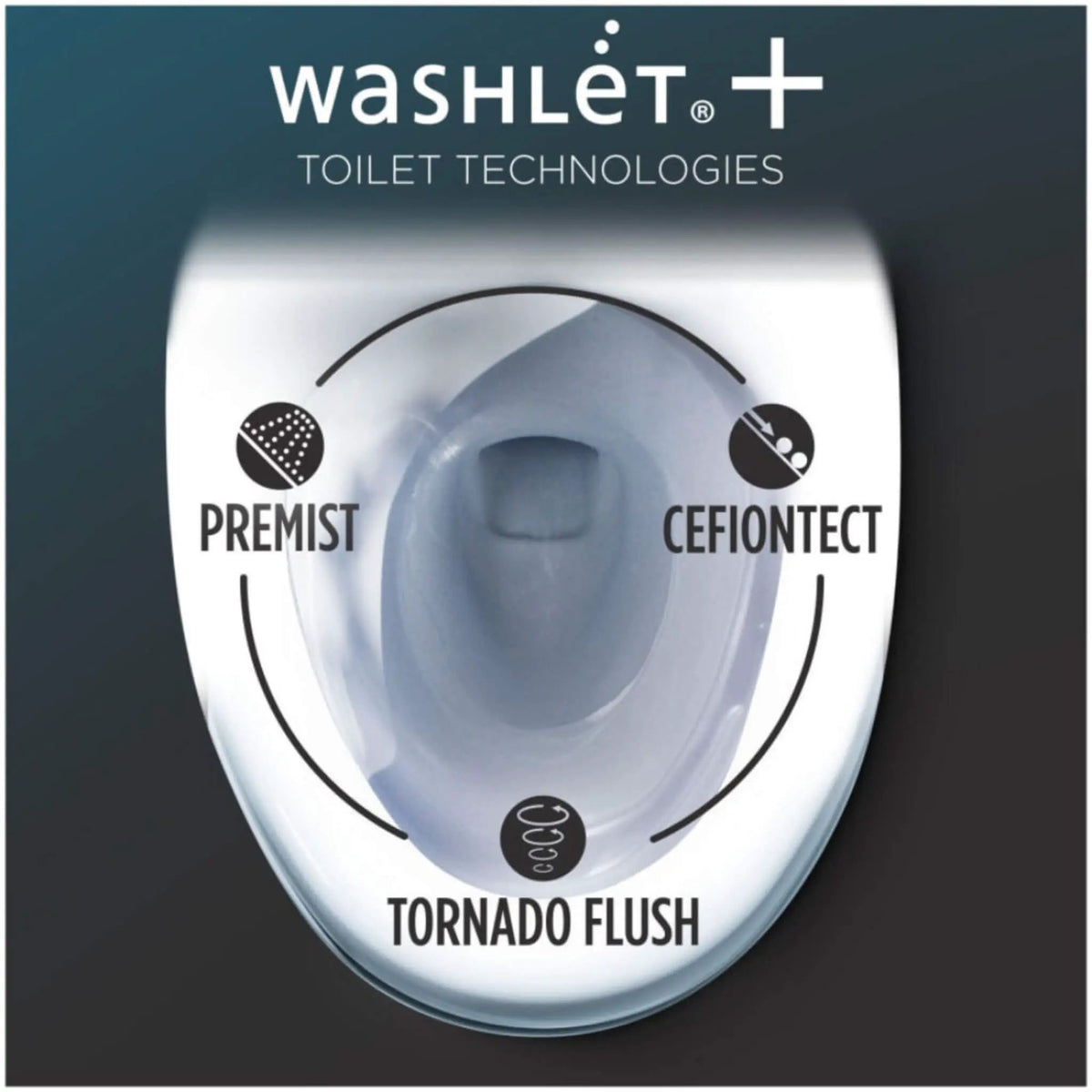 TOTO Nexus Two-Piece Toilet | 1.28 GPF Elongated | WASHLET S7A Auto Open Bidet Seat | EWater++