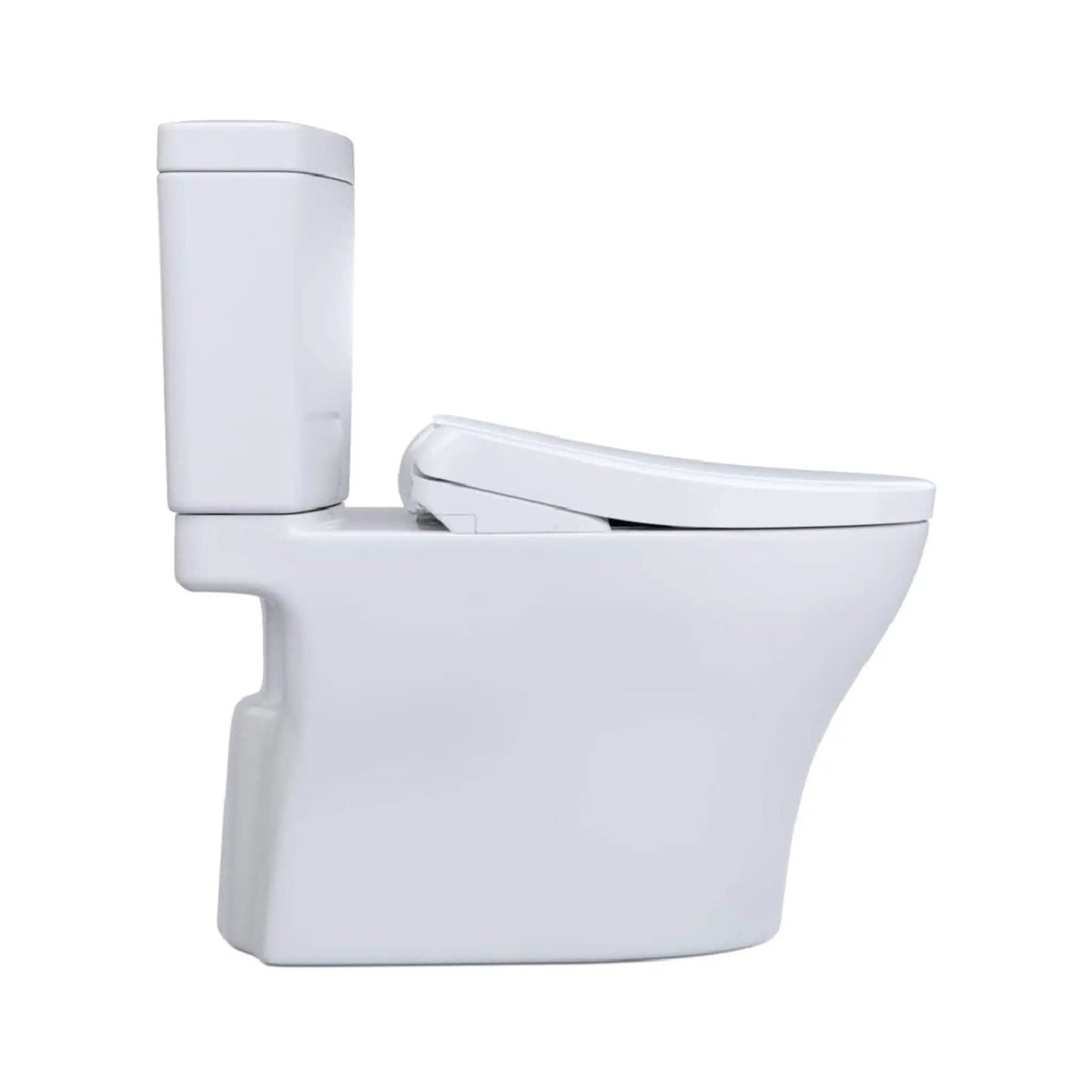 TOTO Aquia IV Dual Flush Toilet | Elongated Chair Height | WASHLET S7A Bidet Seat | 4-User Memory Remote