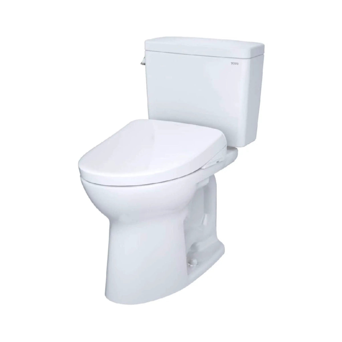 TOTO Drake Toilet | 1.28 GPF Chair Height | WASHLET S7 Heated Bidet Seat | Tornado Flush
