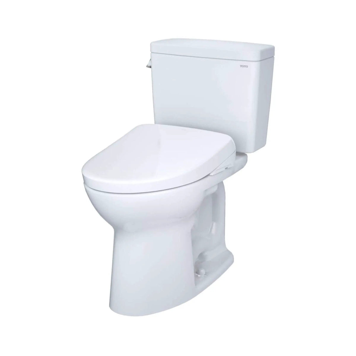 TOTO Drake Toilet | 1.28 GPF Universal Height | WASHLET S7 Bidet Seat | 10 Inch Rough-In