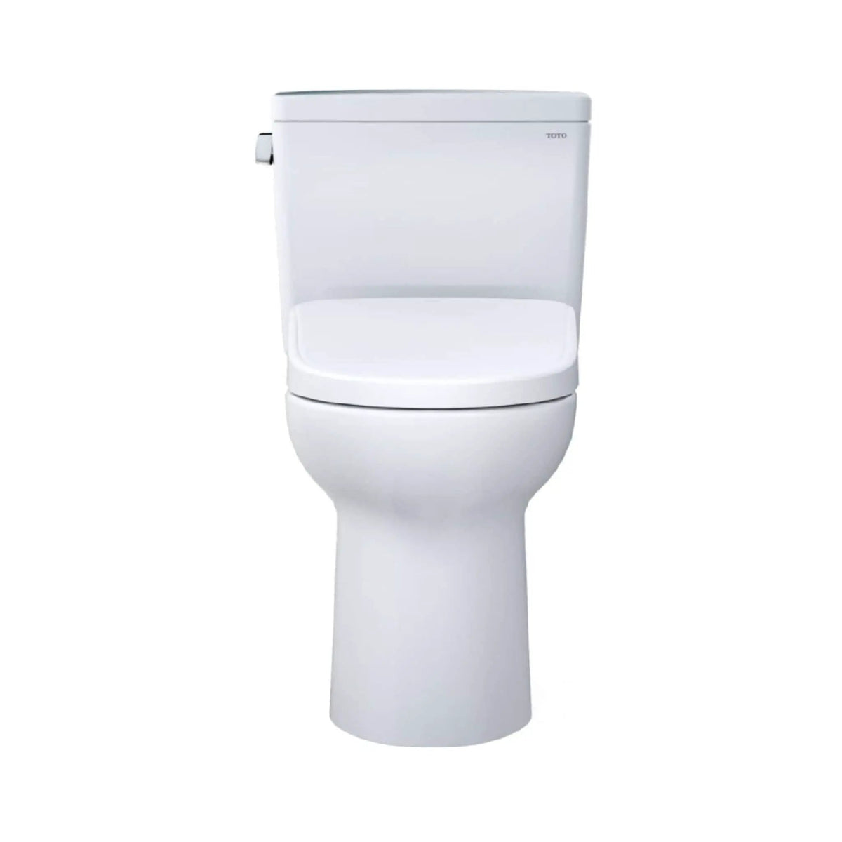 TOTO Drake Two-Piece Toilet | 1.28 GPF Elongated | WASHLET S7 Heated Bidet Seat | EWater+
