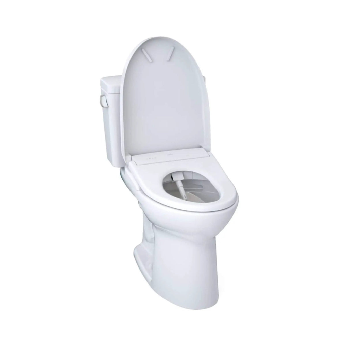 TOTO Drake Toilet | 1.6 GPF Elongated Chair Height | S7 Bidet Seat | 10 Inch Rough-In