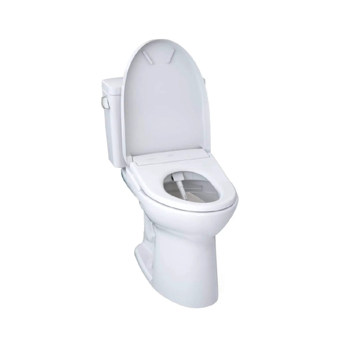 TOTO Drake Two-Piece Toilet | 1.6 GPF Elongated | WASHLET S7 Heated Bidet Seat | EWater+ Cleaning