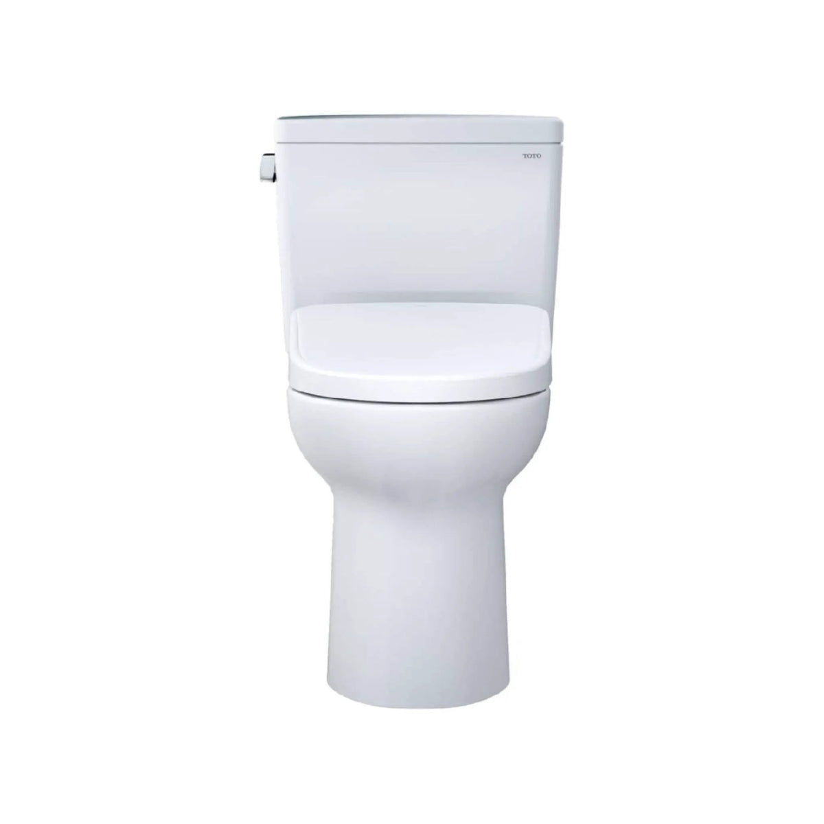 TOTO Drake Toilet | 1.28 GPF Elongated Chair Height | WASHLET S7A Heated Bidet Seat | EWater+