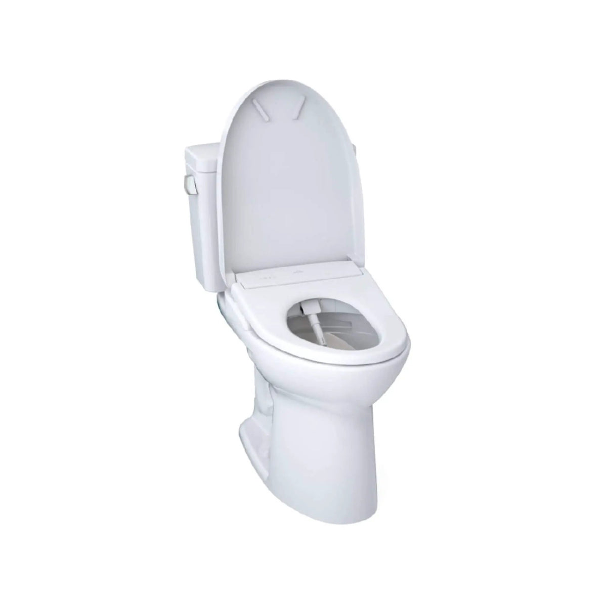 TOTO Drake Toilet | 1.28 GPF Elongated Chair Height | WASHLET S7A Heated Bidet Seat | EWater+