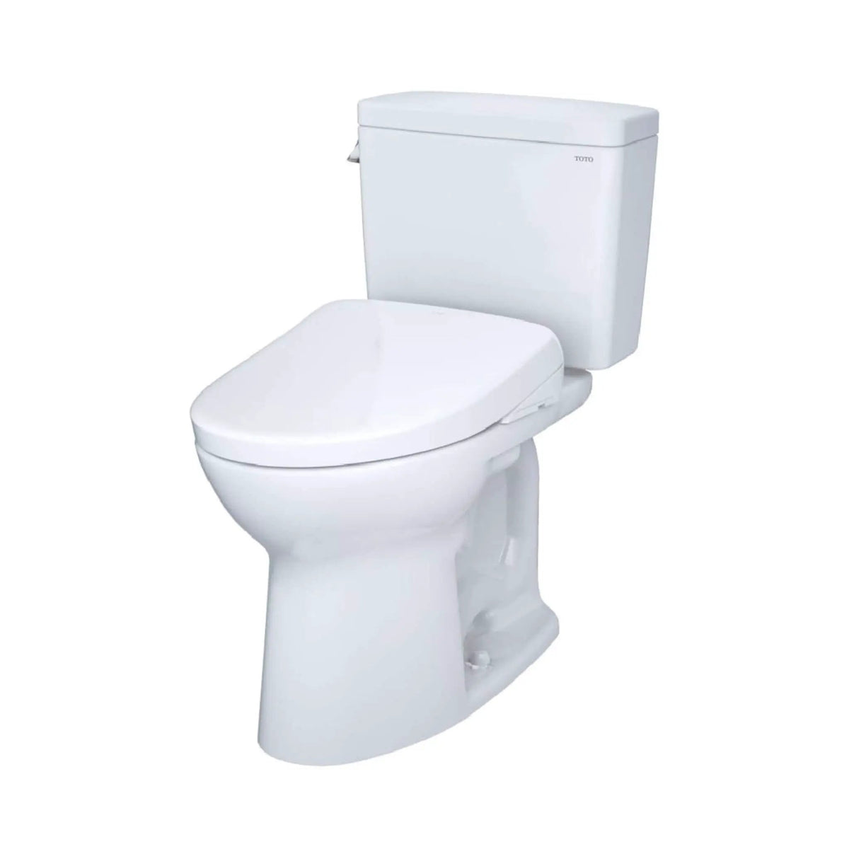 TOTO Drake Toilet | 1.28 GPF Universal Height | WASHLET S7A Auto Open Bidet Seat | 10 Inch Rough-In