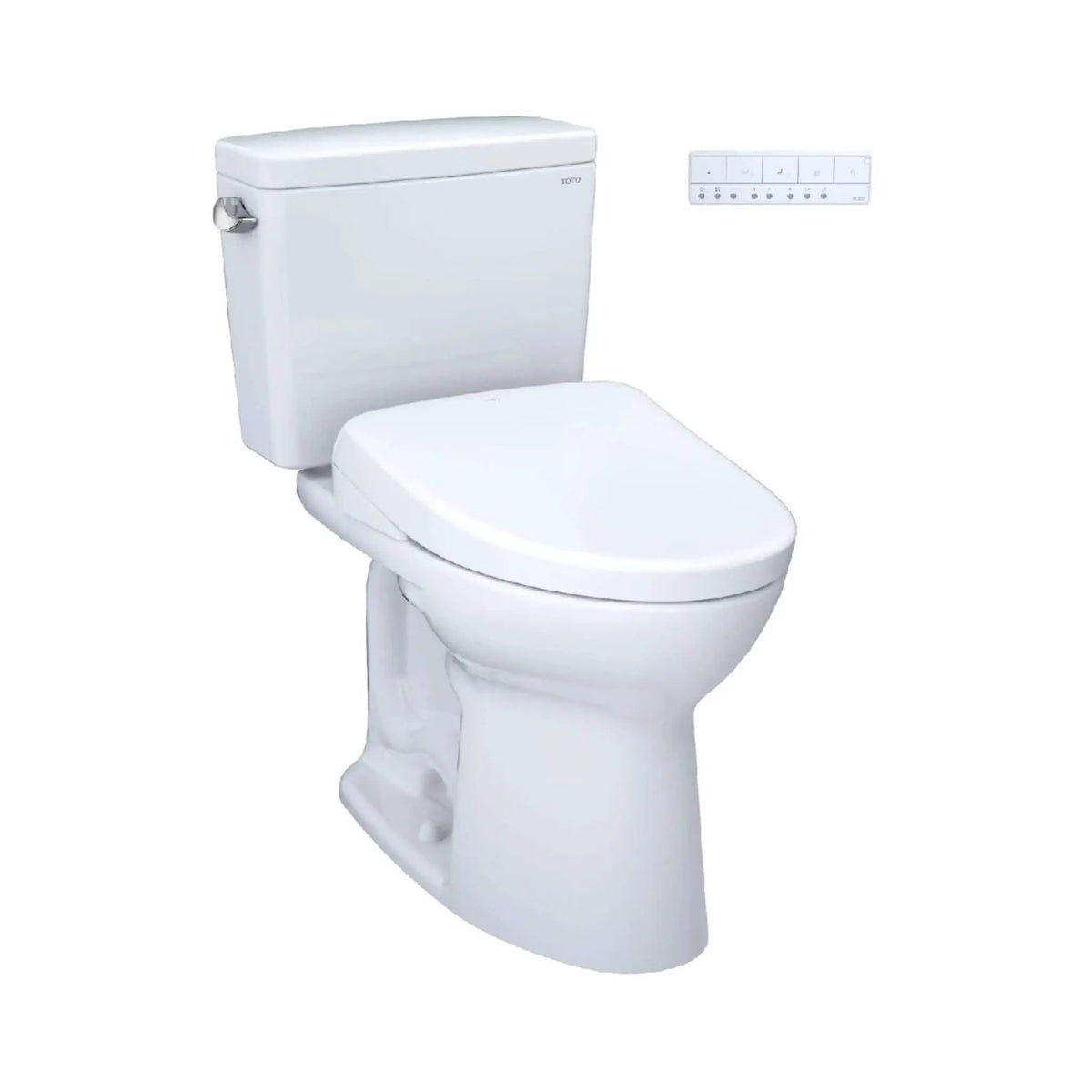 TOTO Drake Toilet | 1.28 GPF Universal Height | WASHLET S7A Auto Open Seat | Auto Flush