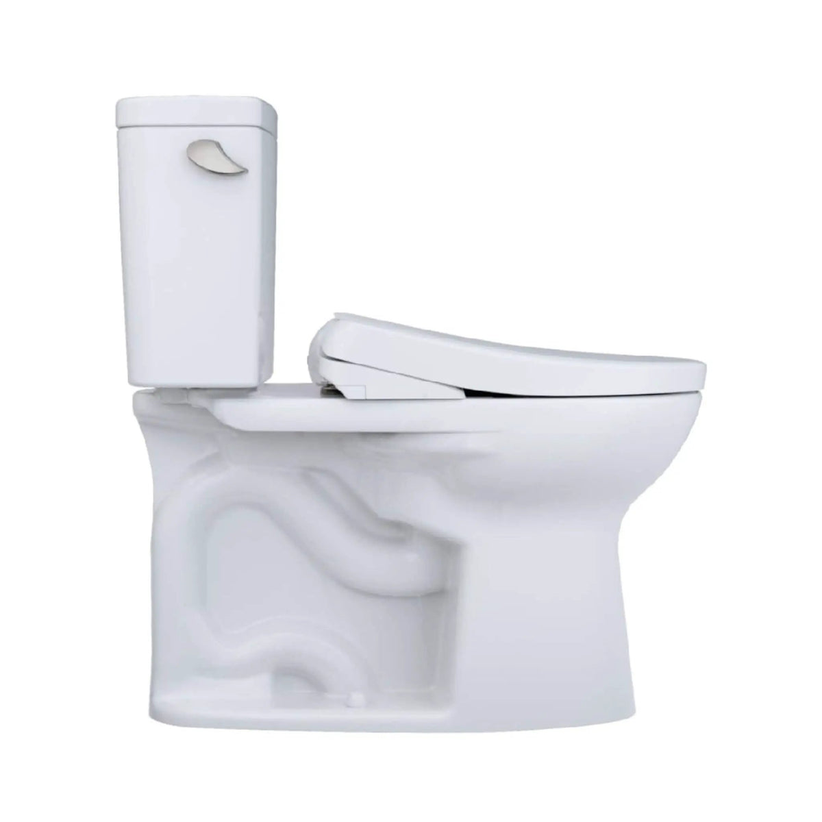 TOTO Drake Two-Piece Toilet | 1.28 GPF Elongated | WASHLET S7A Heated Seat | Auto Open Close Lid