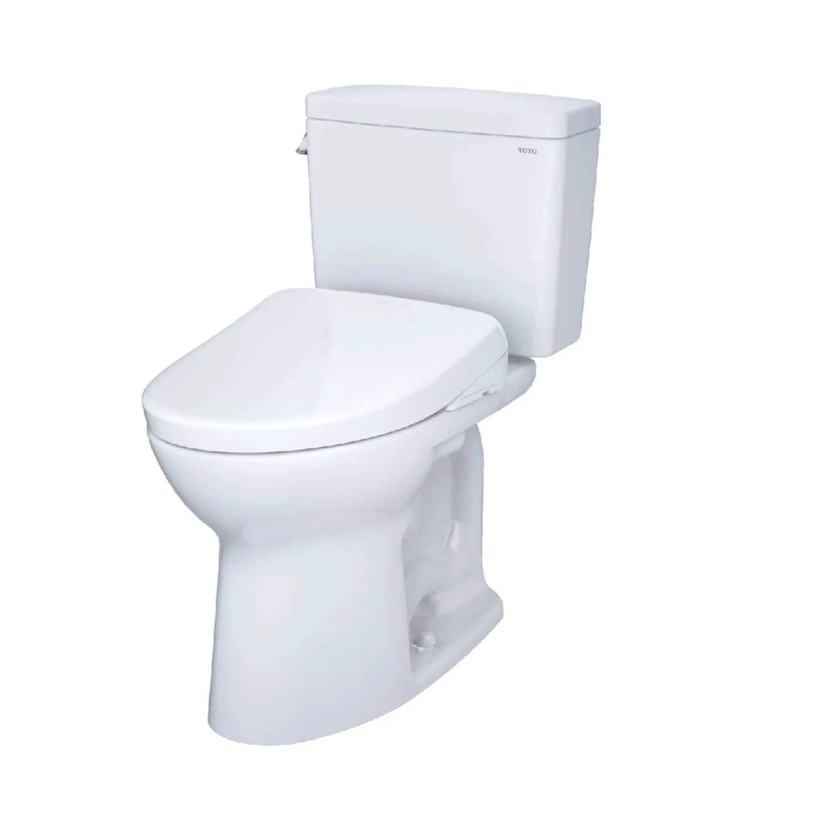 TOTO Drake Elongated Toilet | 1.28 GPF | WASHLET S7A Heated Auto Open Seat | CEFIONTECT Glaze