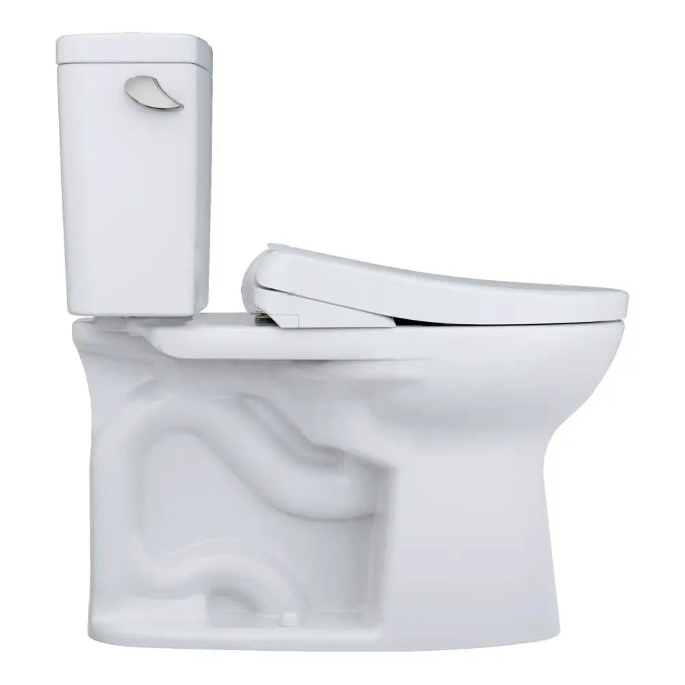 TOTO Drake Two-Piece Toilet | 1.6 GPF Elongated Chair Height | WASHLET S7A | 10 Inch Rough-In