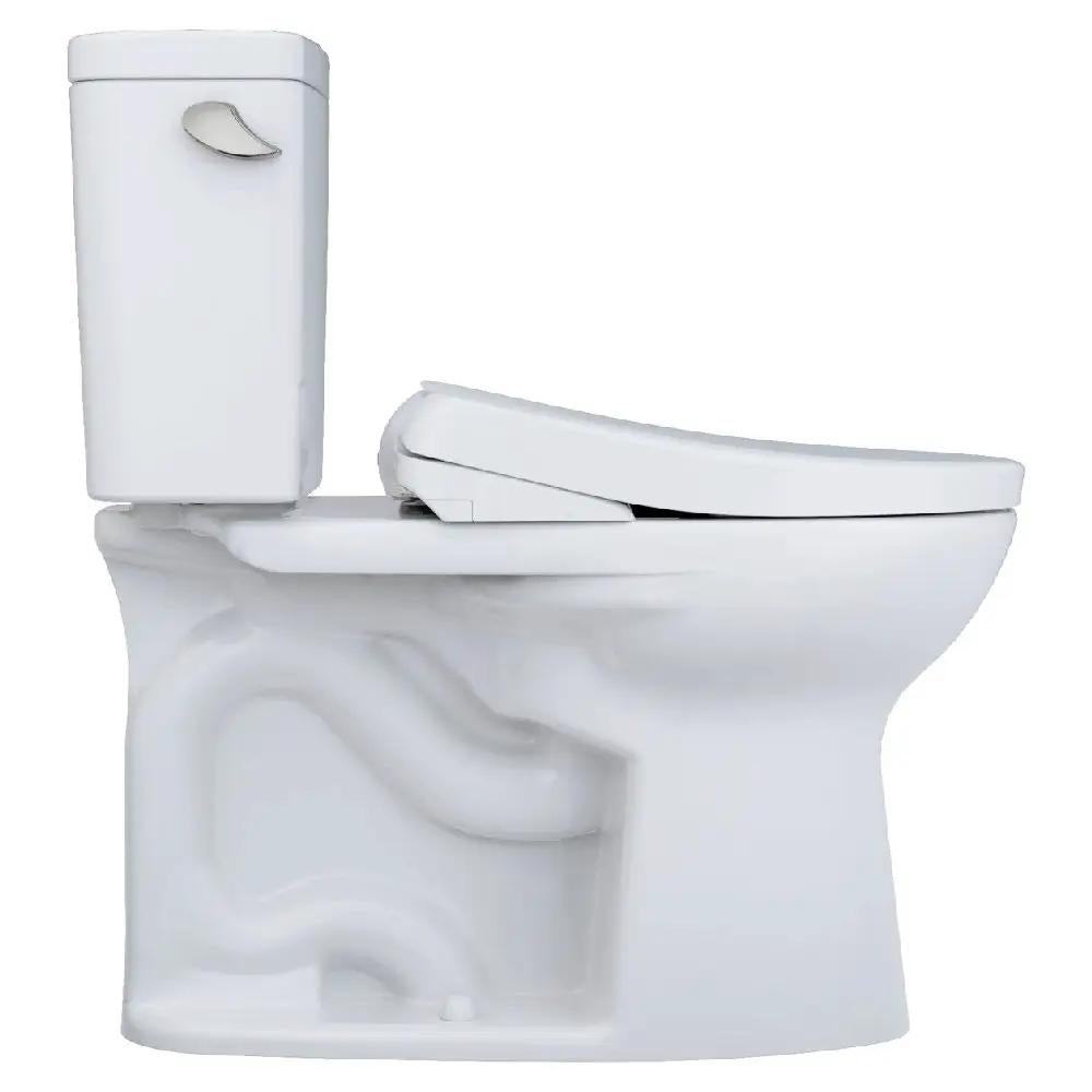 TOTO Drake Elongated Toilet | 1.6 GPF | WASHLET S7A Auto Open Seat | EWater+ And PREMIST