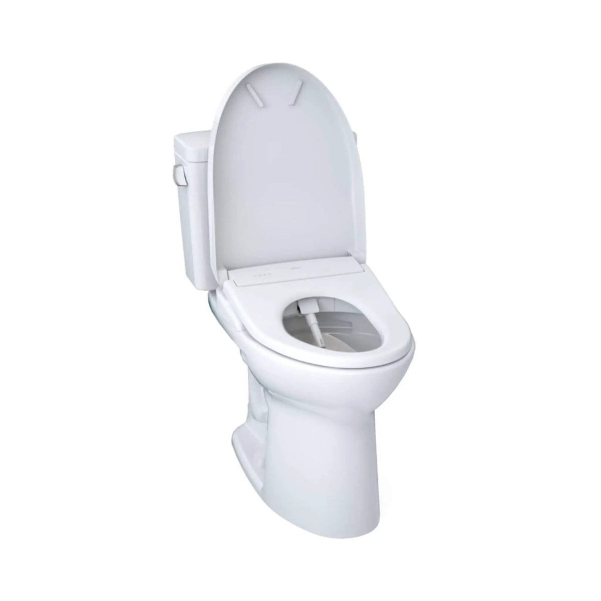 TOTO Drake Two-Piece Bidet Toilet | 1.6 GPF Elongated | Right-Hand WASHLET S7A | Auto Open Close Seat