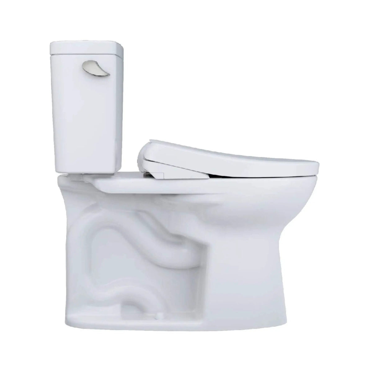 TOTO Drake Toilet | 1.6 GPF Elongated | WASHLET S7A Auto Flush Bidet Seat | Illuminated Remote