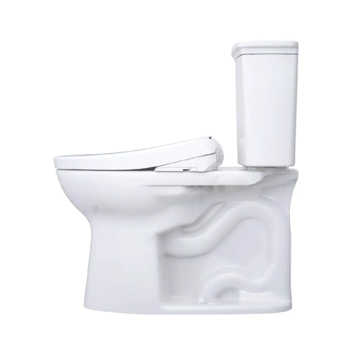 TOTO Drake Transitional Toilet | 1.28 GPF Elongated Chair Height | WASHLET S7 | EWater+ And PREMIST