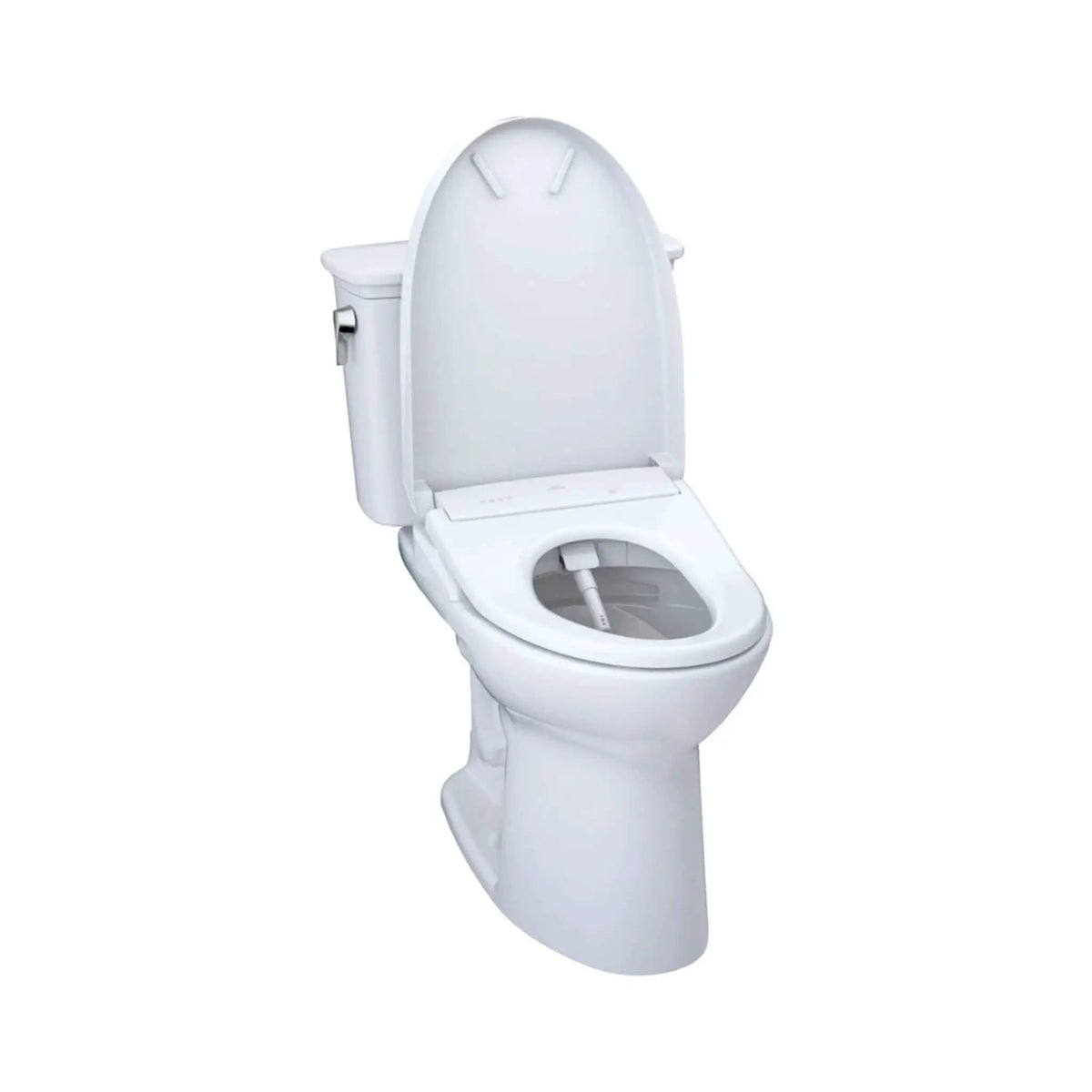 TOTO Drake Transitional Toilet | 1.28 GPF Elongated Chair Height | WASHLET S7 | EWater+ And PREMIST