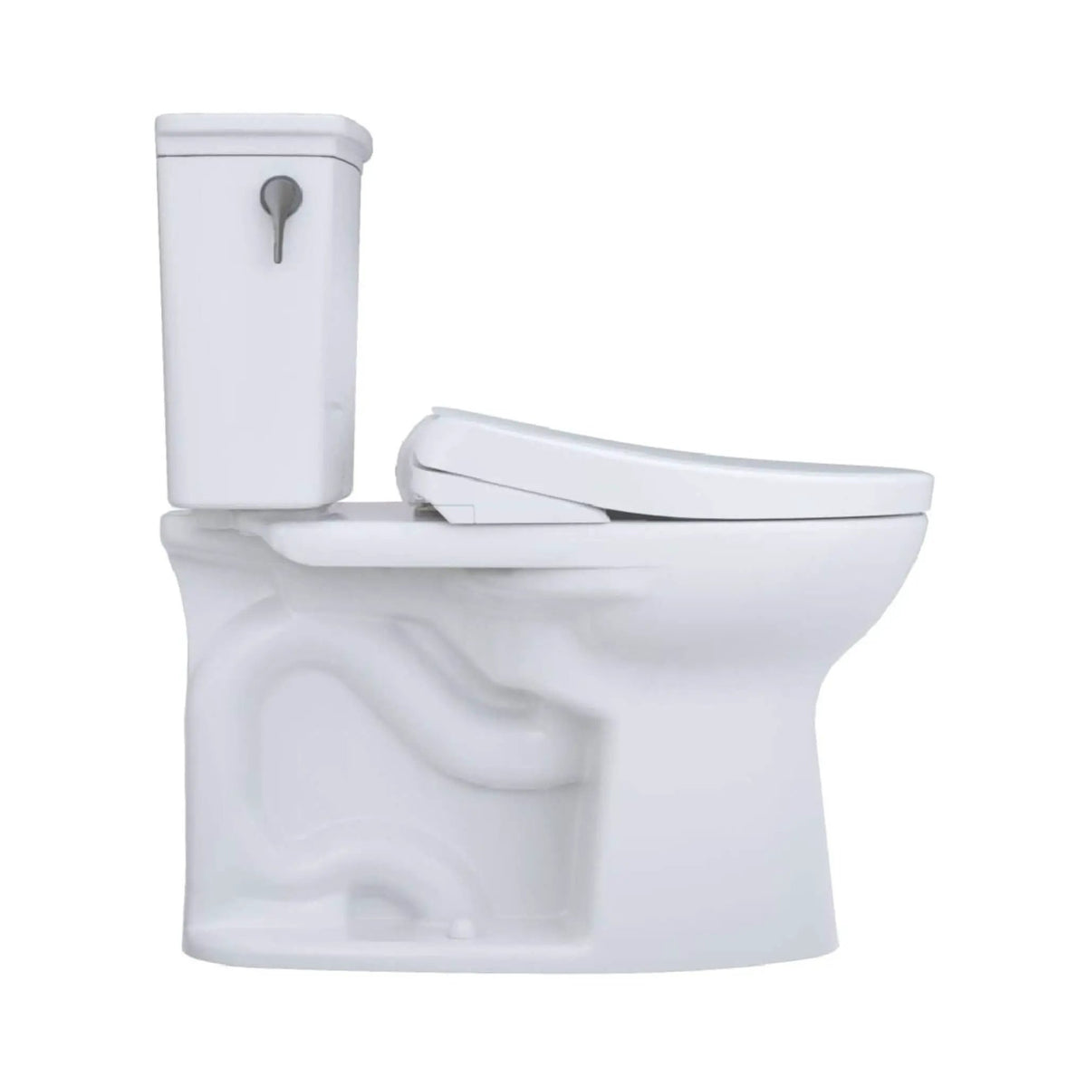 TOTO Drake Transitional Toilet | Elongated Chair Height | WASHLET S7 Bidet Seat | 10 Inch Rough-In