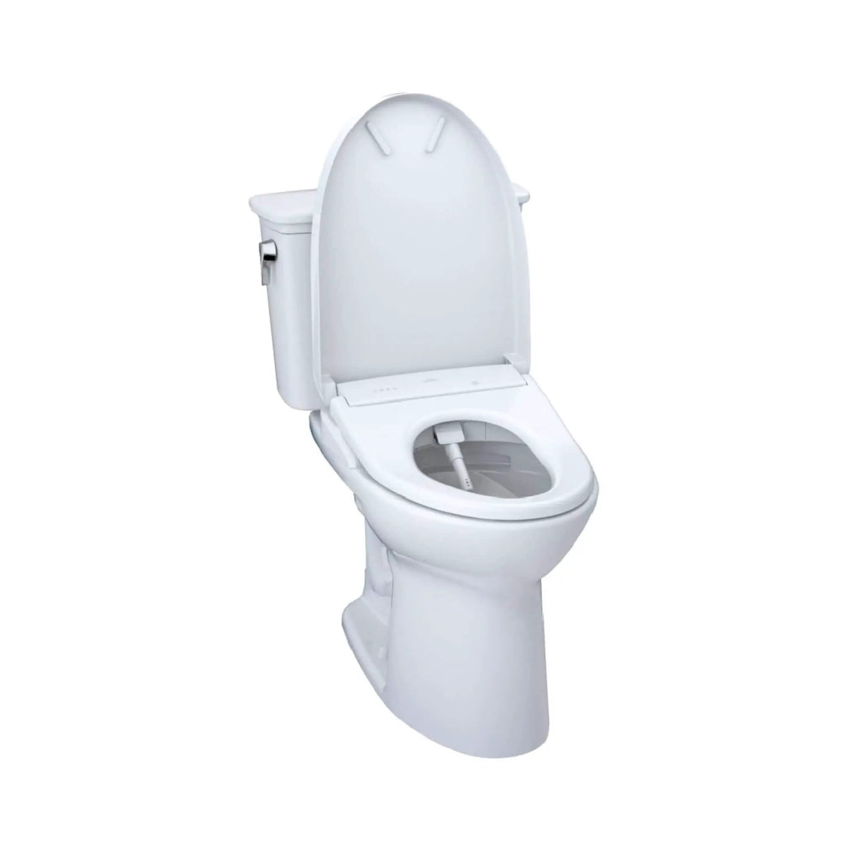 TOTO Drake Transitional Toilet | Elongated Chair Height | WASHLET S7 Bidet Seat | 10 Inch Rough-In