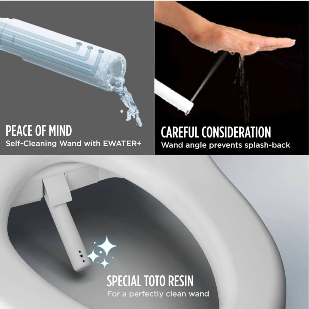 TOTO Drake Toilet | 1.28 GPF Tornado Flush | WASHLET S7 Bidet Seat | Concealed Power Cord