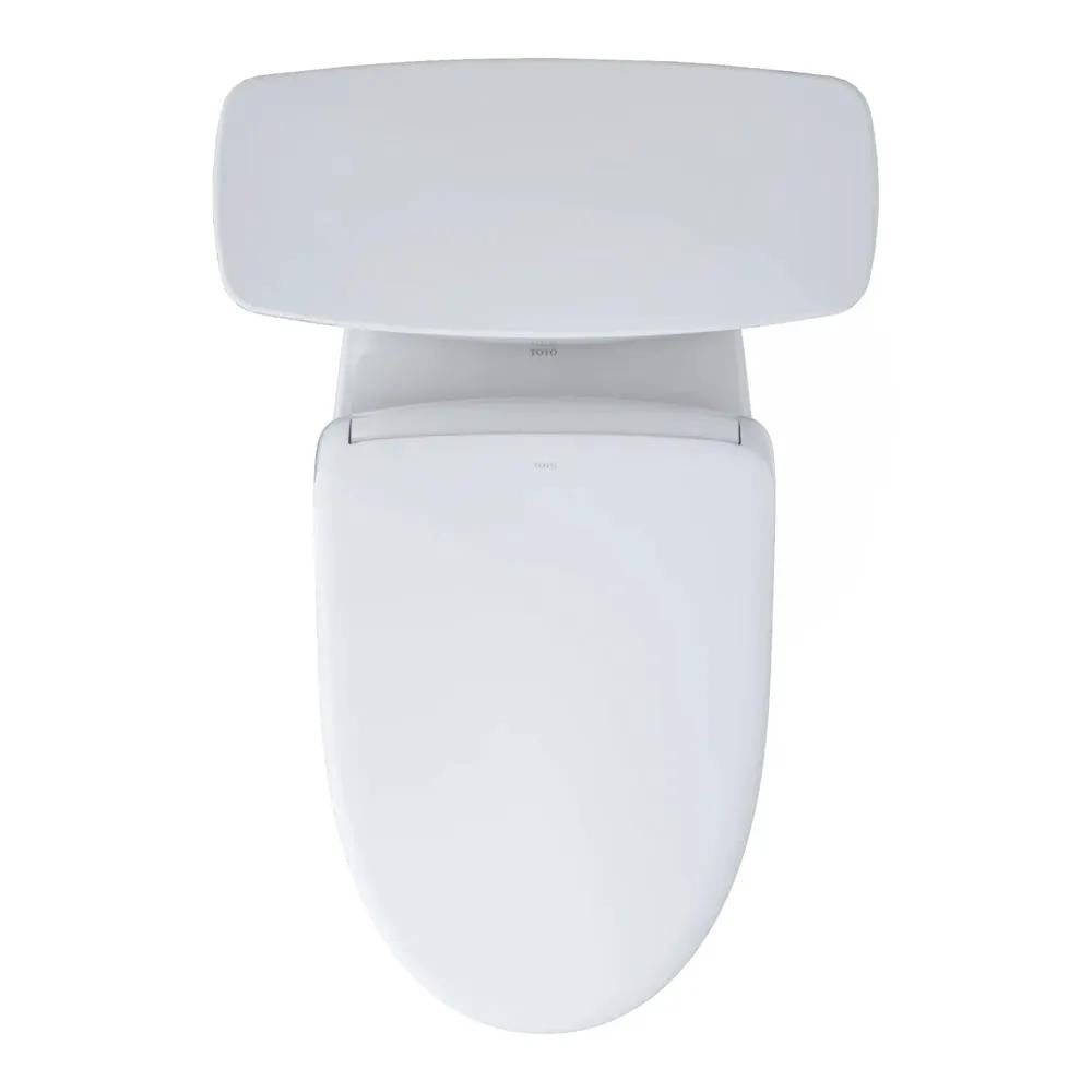 TOTO Drake Transitional Toilet | 1.28 GPF Elongated Chair Height | WASHLET S7A | Tornado Flush