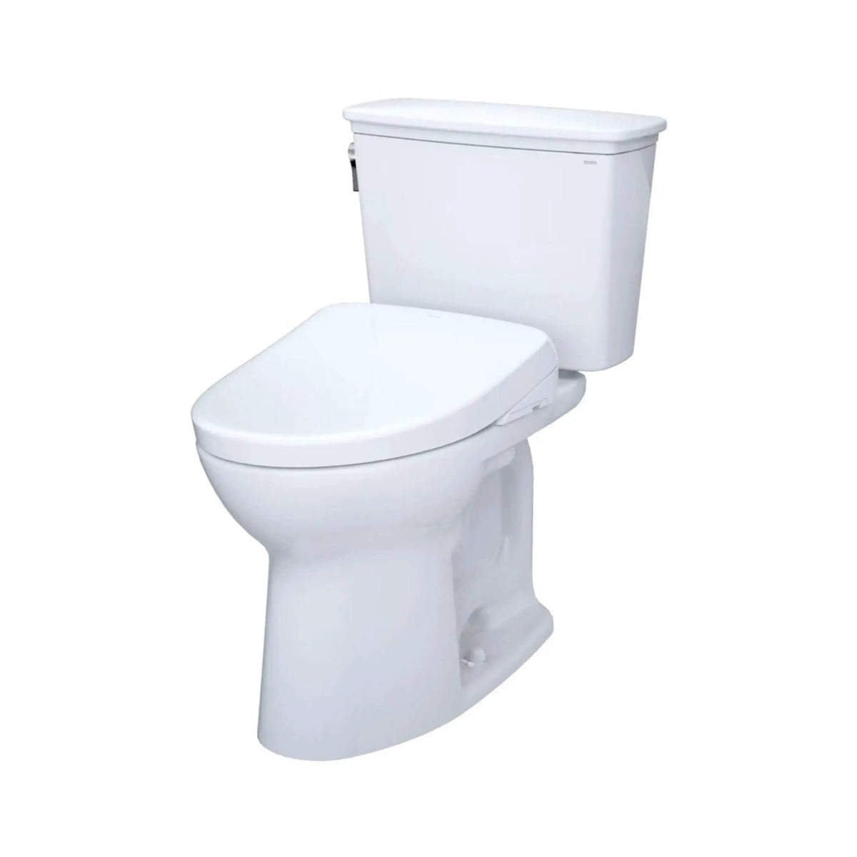 TOTO Drake Toilet | 1.28 GPF Tornado Flush | WASHLET S7A Bidet Seat | Illuminated Remote