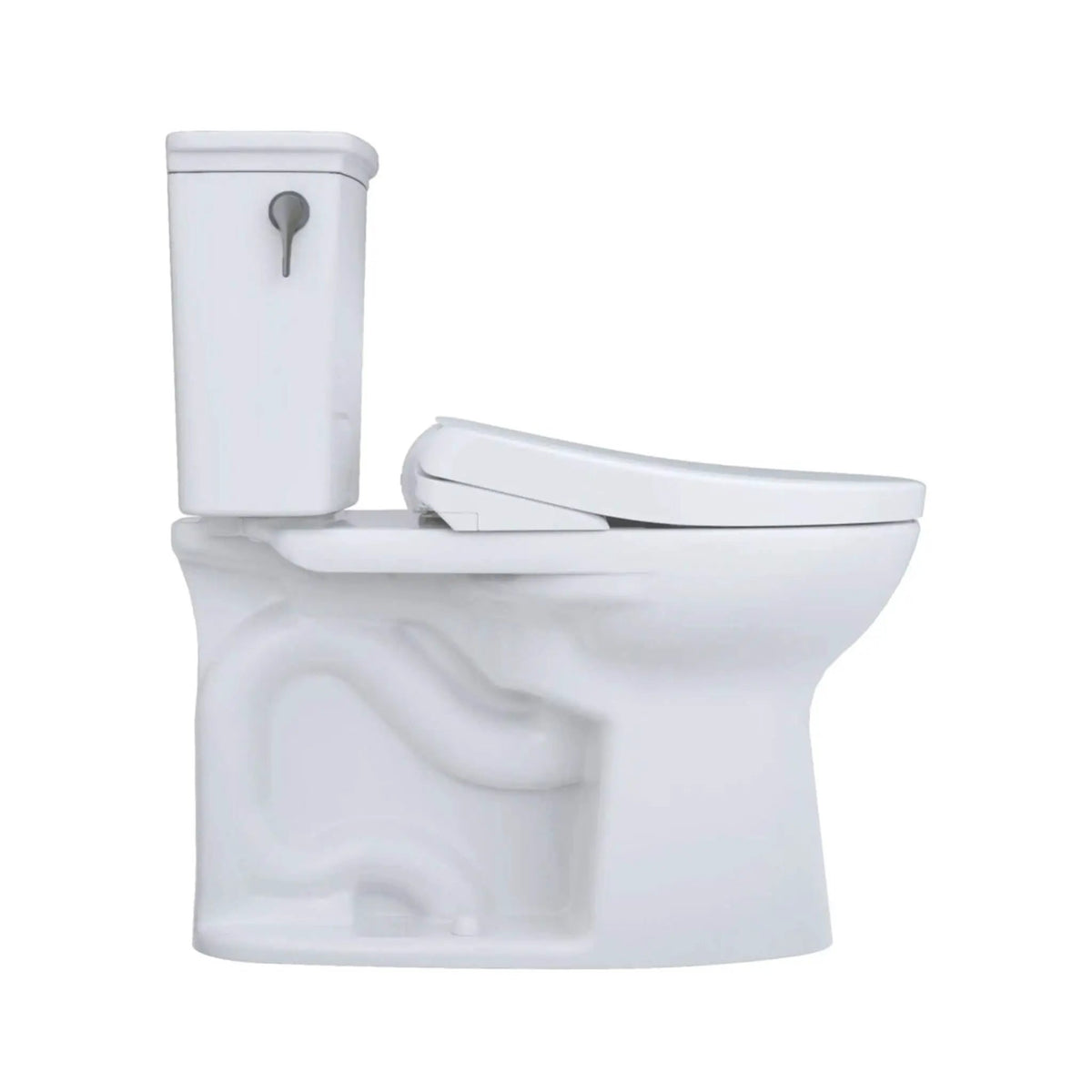 TOTO Drake Toilet | 1.28 GPF Tornado Flush | WASHLET S7A Bidet Seat | Illuminated Remote