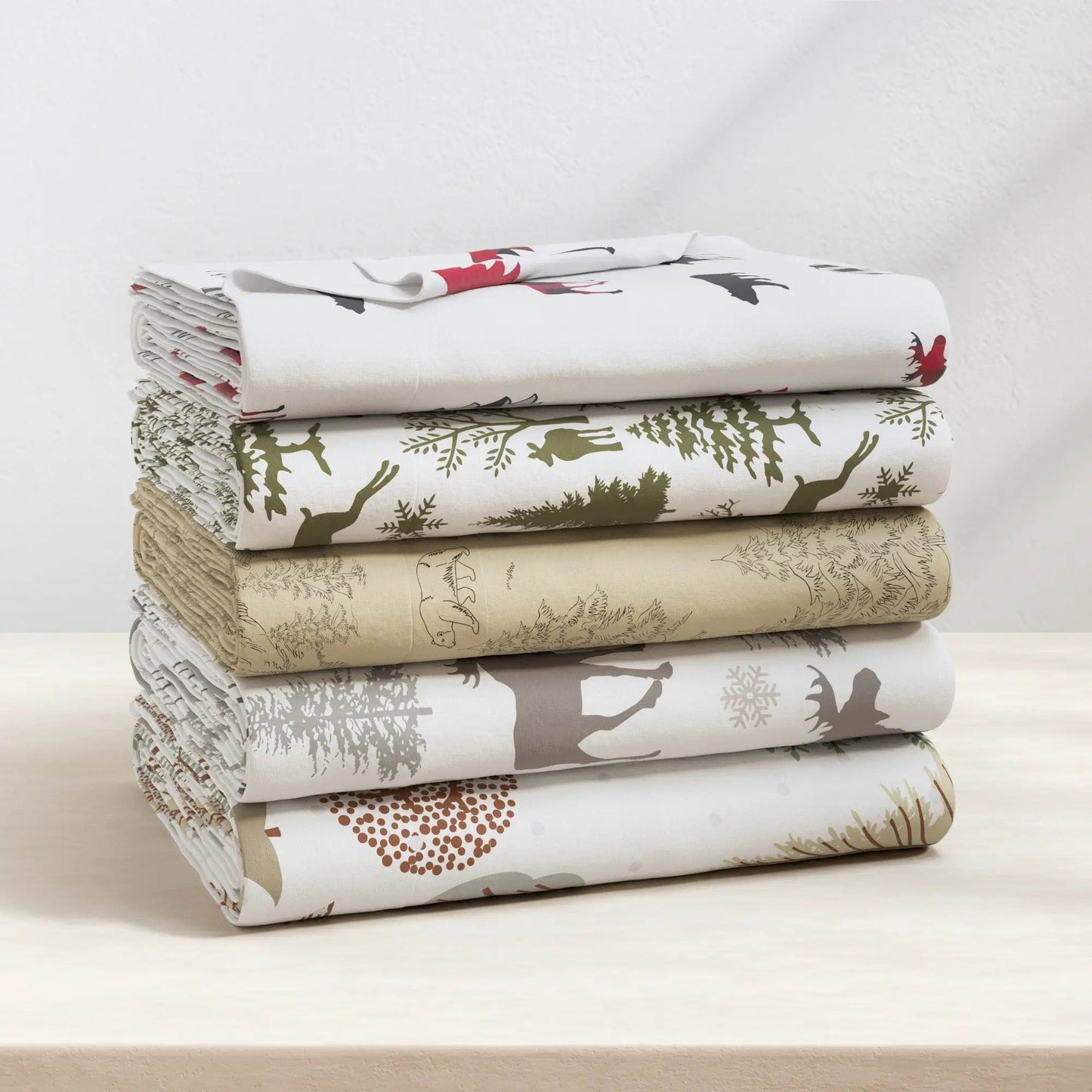 100% Turkish Cotton Flannel Sheet Sets - Boulder Collection from PriceLows™