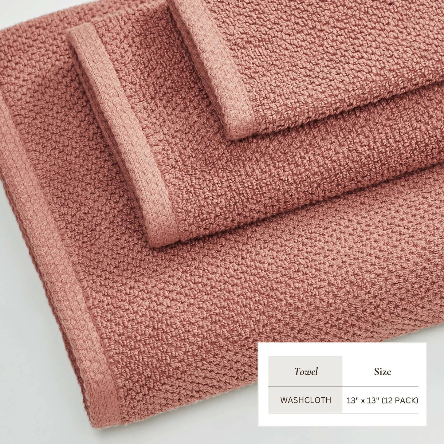 Cotton Textured Bath Towel Set - Acacia Collection from PriceLows™