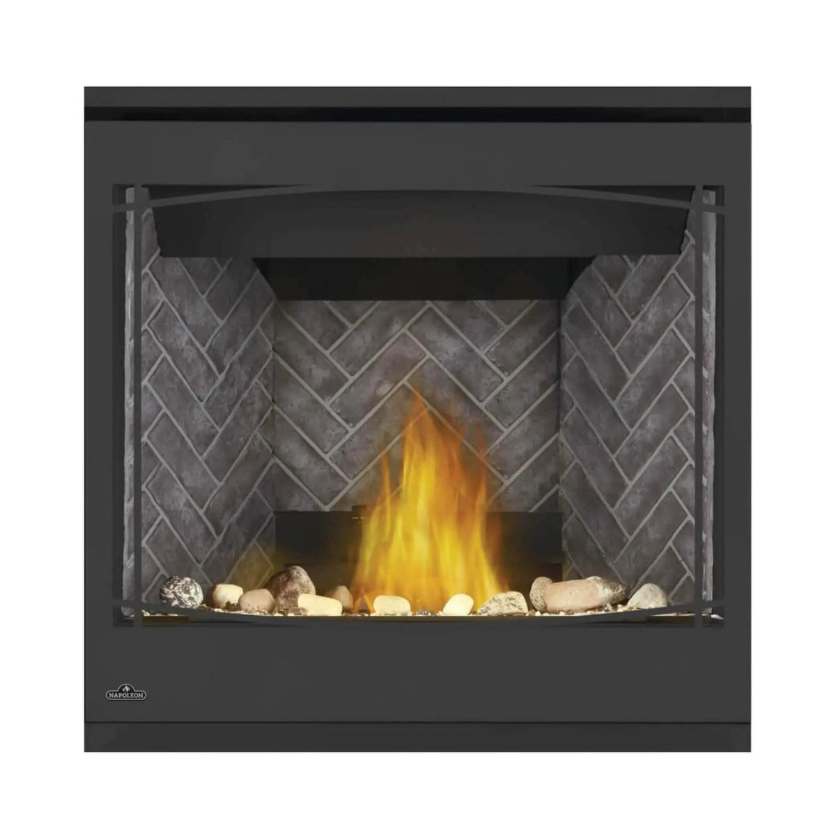 Napoleon Ascent 36 35-Inch Direct Vent Electronic Ignition Fireplace | 35 Inch | Glass | Gas Fireplace