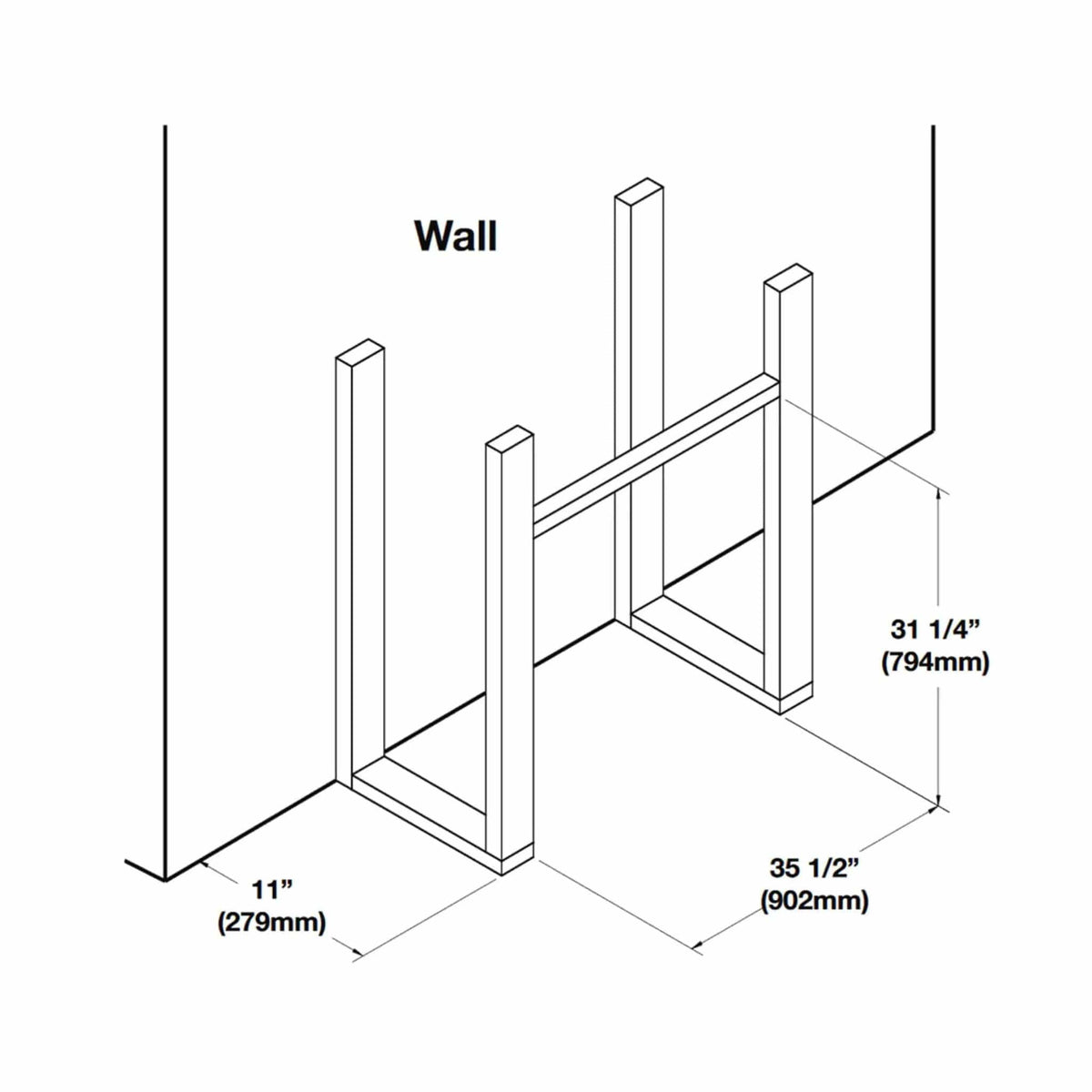 Napoleon Element Self-Trimming Built-In Electric Fireplace | 800 Sq Ft | 000 BTU | Living Room