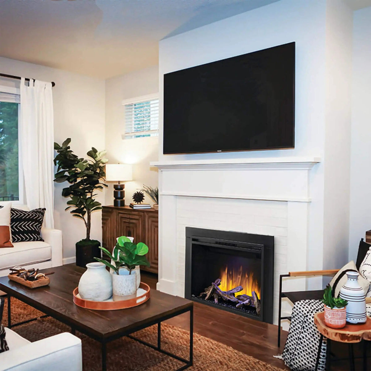Napoleon Elevation Built-In Electric Fireplace | Living Room Use | Everyday Use | Living Room