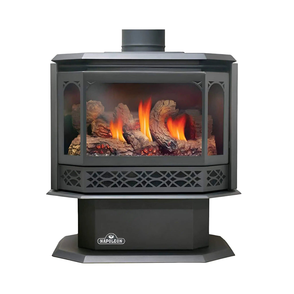 Napoleon Havelock 50 28-Inch Direct Vent Millivolt Ignition Natural Gas Stove | 28 Inch | Glass | Wood Stove