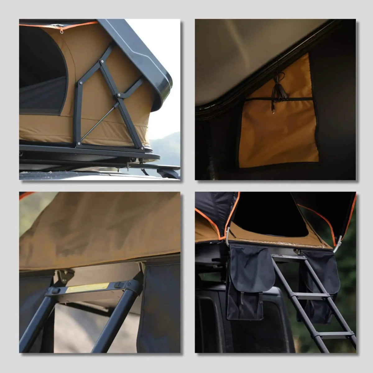 Naturnest Sirius 2 Plus XL Premium 4-Person Clamshell Rooftop Tent | 4-Person | Home Use | Home
