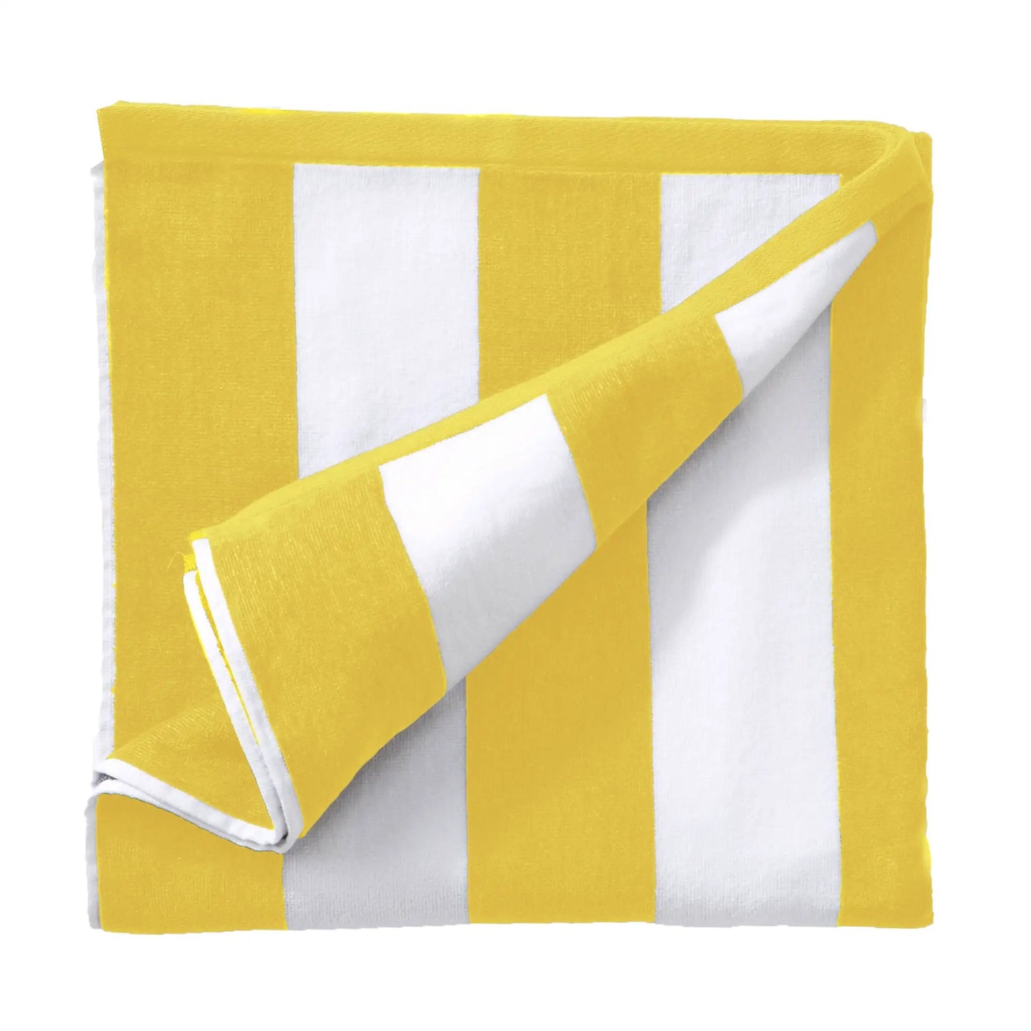 Cotton Velour Cabana Stripe Beach Towel - Novia Collection from PriceLows™