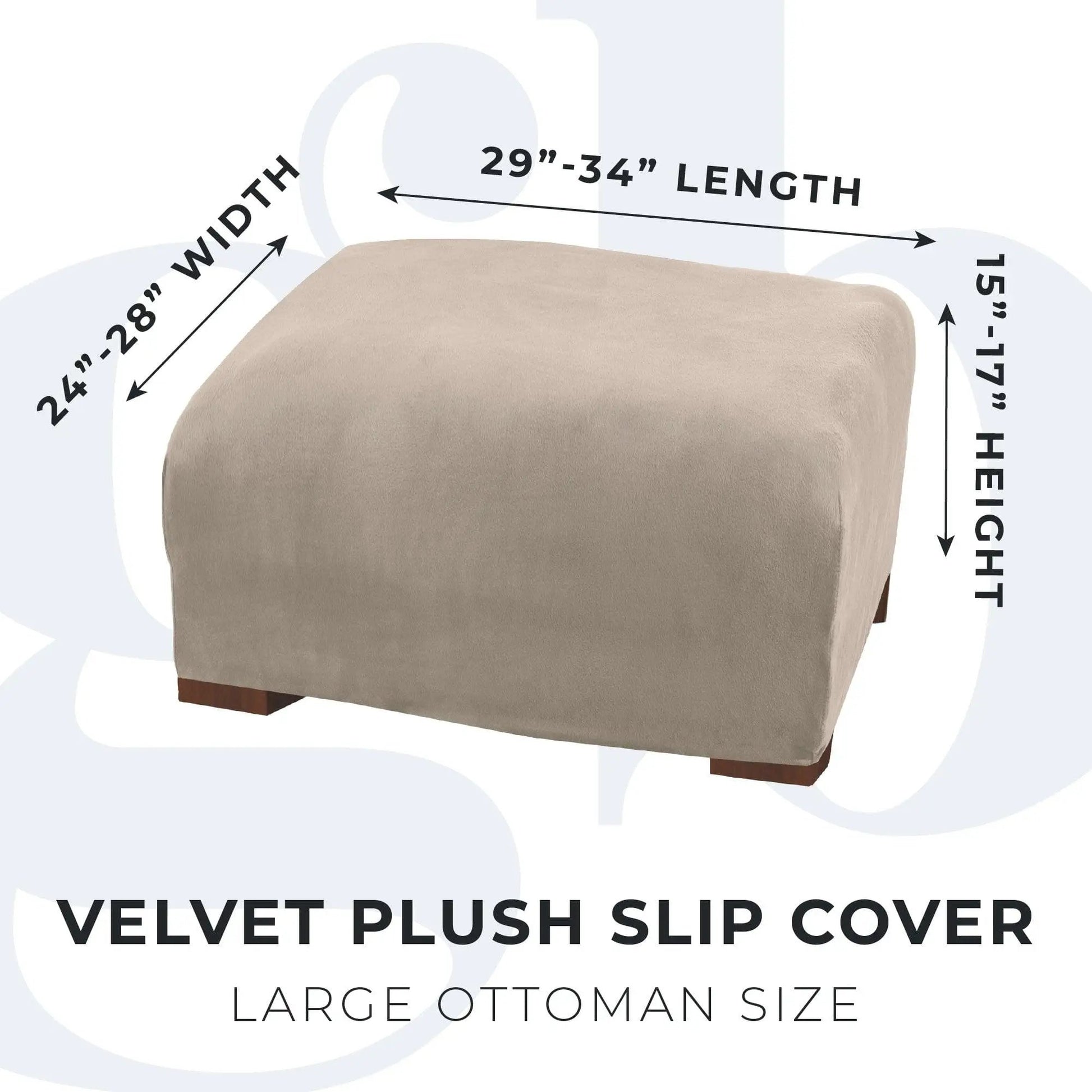 Velvet Stretch Slipcover - Gale Collection from PriceLows™