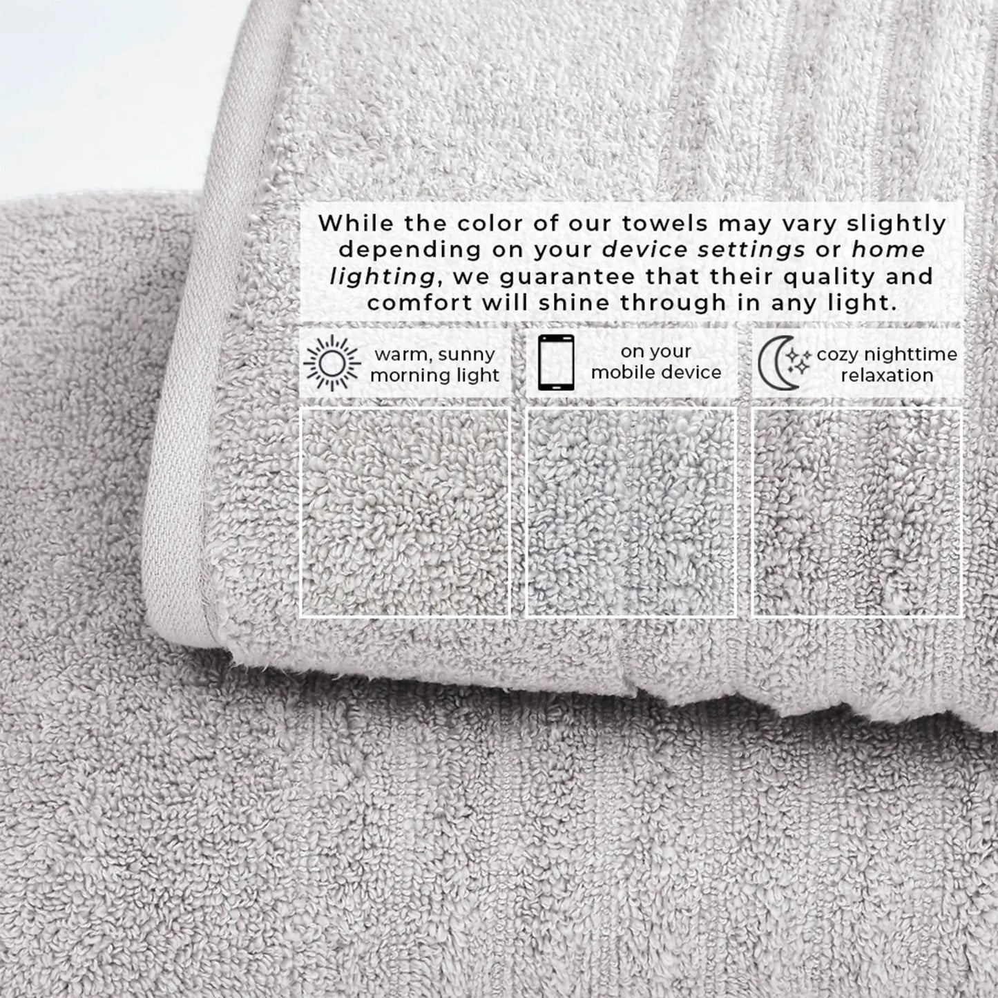 Luxury Combed Cotton Bath Towel Set - Karina Collection from PriceLows™