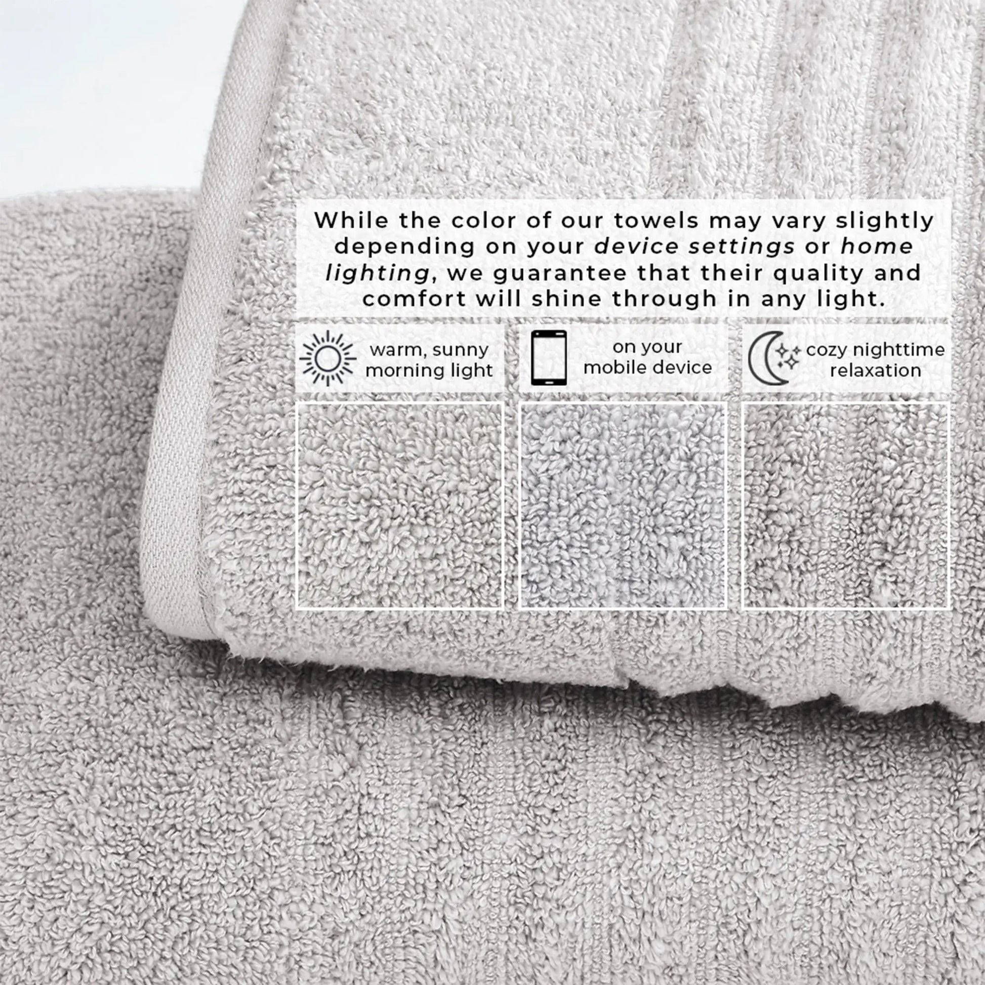 Luxury Combed Cotton Bath Towel Set - Karina Collection from PriceLows™