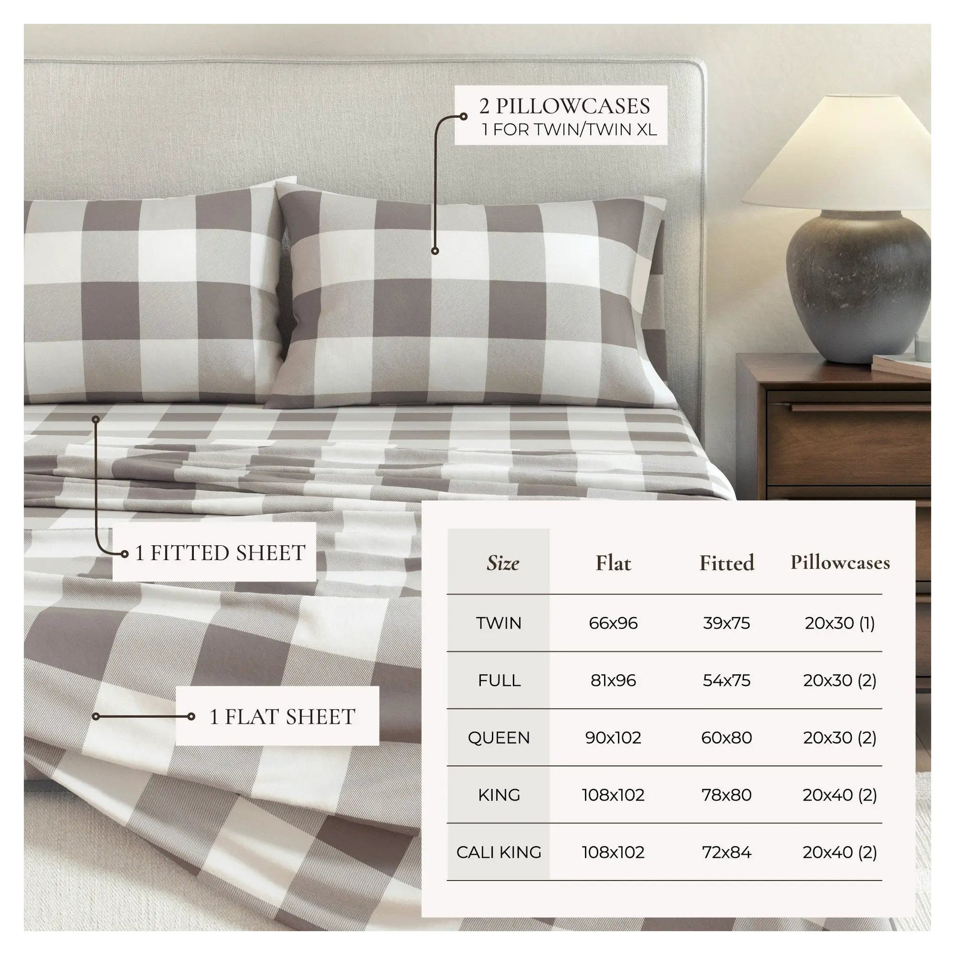 Turkish Cotton Flannel Sheet - Belle Collection from PriceLows™