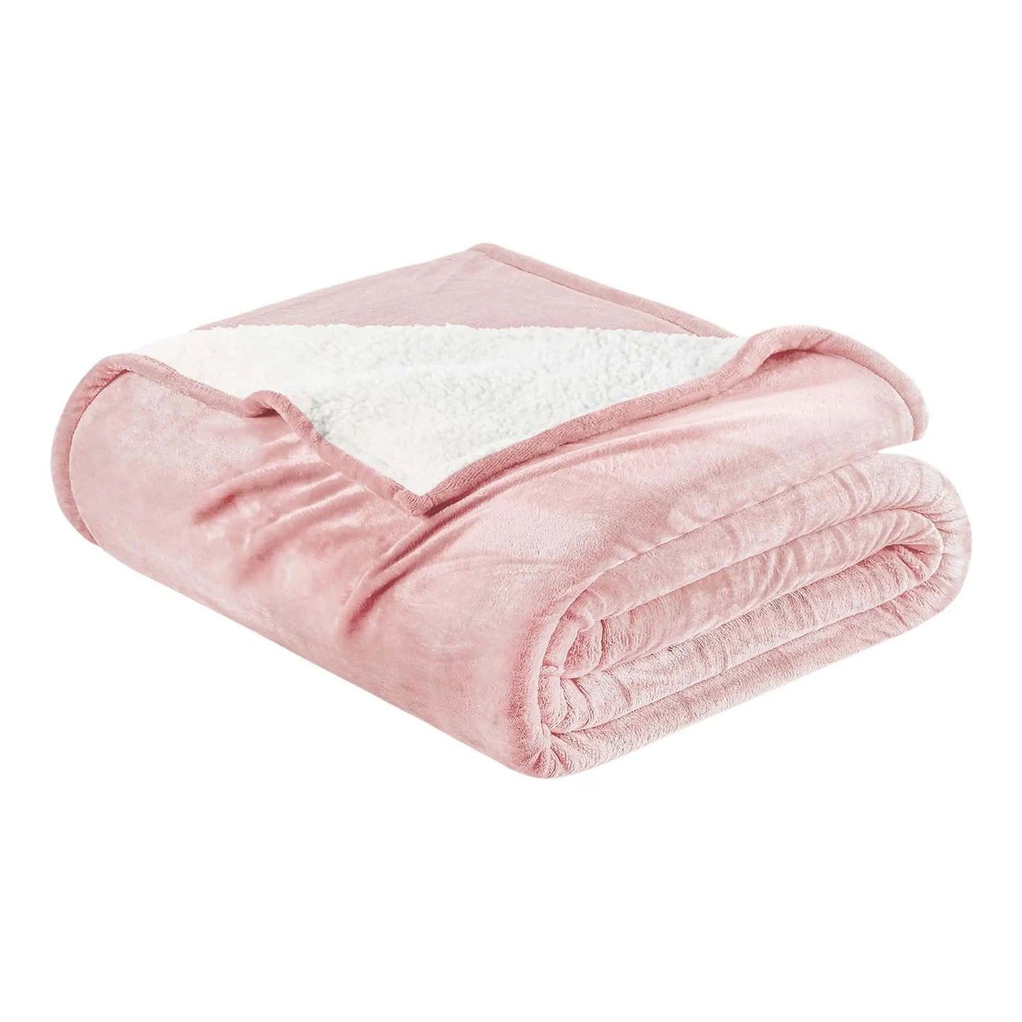 Velvet Plush Sherpa Bed Blanket - Sherpa Fleece Collection from PriceLows™