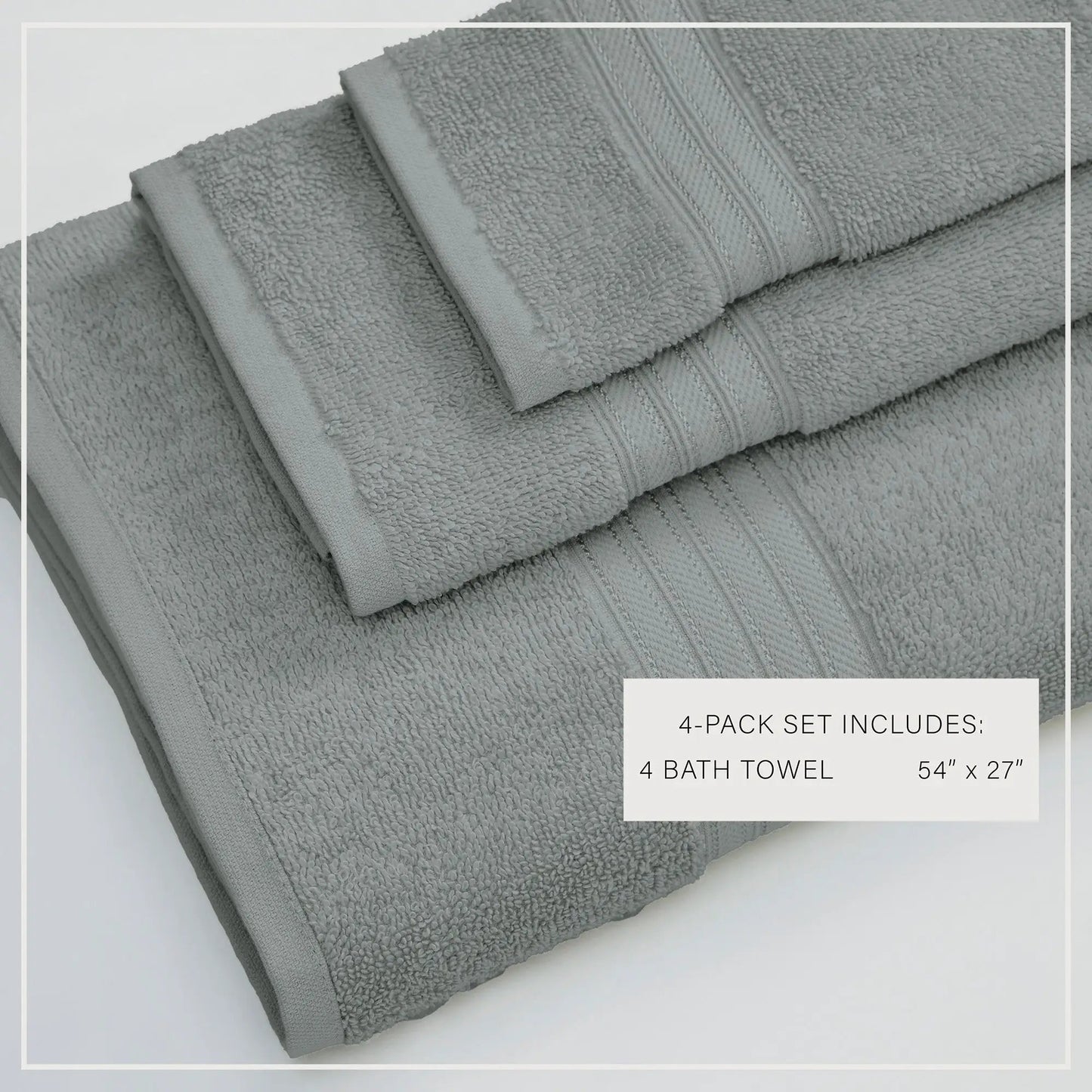 Cotton Terry Bath Towel Set - Cooper Collection from PriceLows™